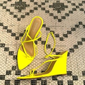 Neon Wedge Heels